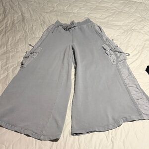 FP Movement by Free People Gray Wide-Leg Joggers